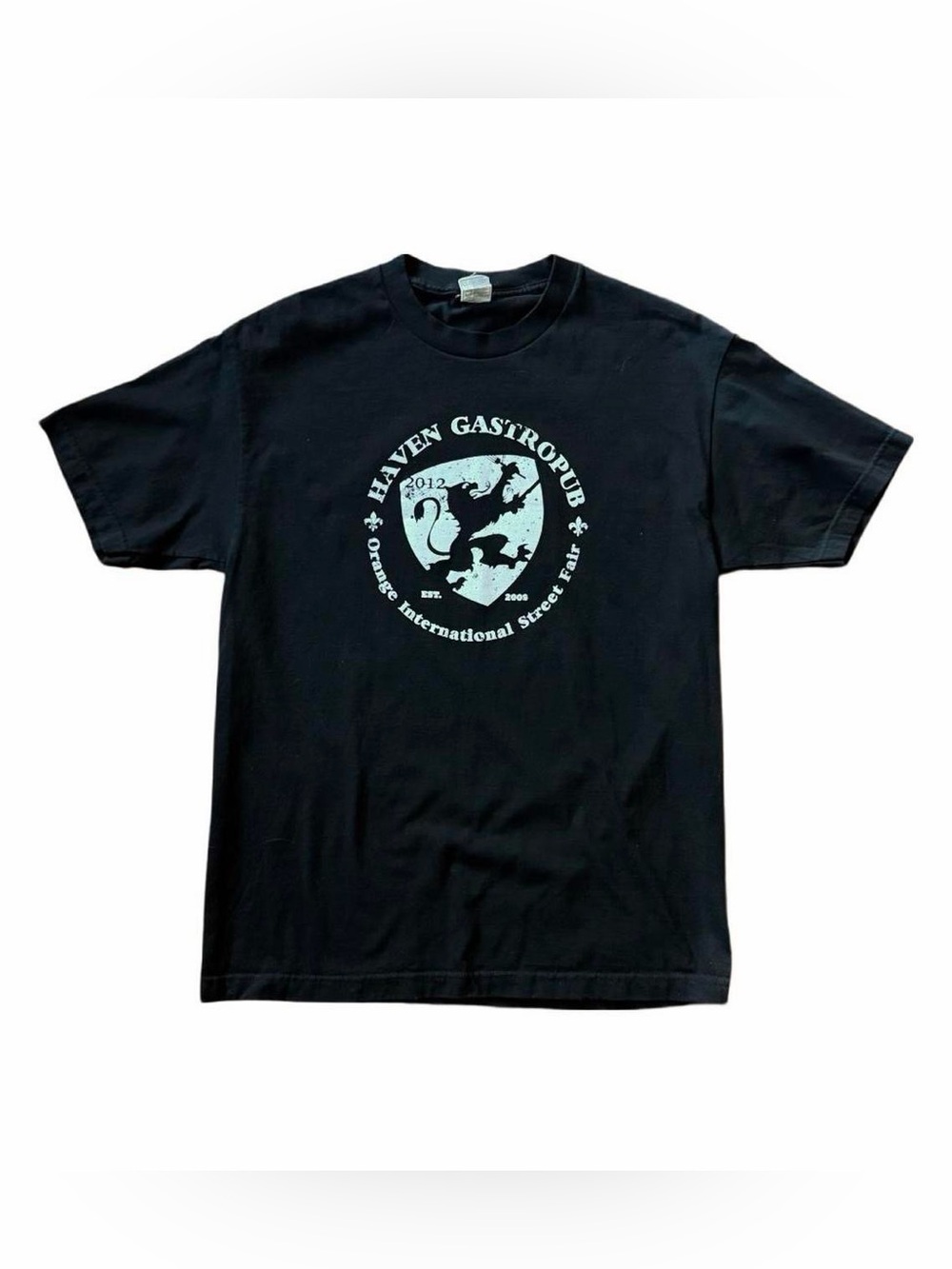 Vintage Haven Gastropub Orange CA Tee L